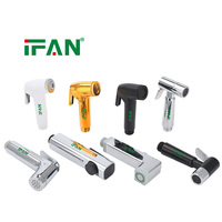 IFAN Douchette WC à jet ergonomique en plastique, pour hygiène musulmane et confort