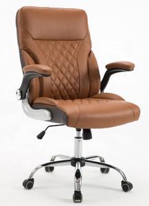 Pu cuir grand massage <span class=keywords><strong>pas</strong></span> <span class=keywords><strong>cher</strong></span> exécuter patron chaise de bureau chaise pivotante personnalisable en gros luxe pour salle de conférence accoudoir en cuir - Product Image 2