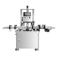 Machine de remplissage et de bouchage automatique à tête unique à pompe à engrenages pour liquides et pâtes à grande vitesse