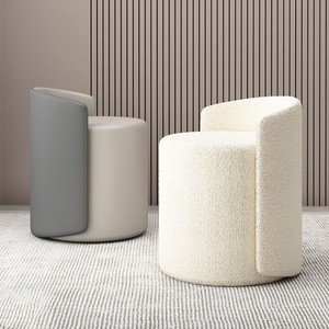 Sgabello decorativo rotante circolare Multi funzionale per il trucco e saloni per unghie - Product Image 6
