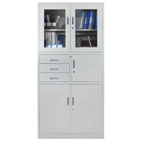 Meubles de bureau en acier de haute qualité au design moderne, armoire à classeurs métallique convertible pour usage domestique ou professionnel