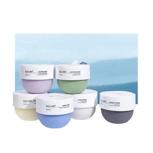 RUFEI Macaron terapi peremajaan kulit, Set masker wajah perawatan kulit, masker wajah lumpur warna-warni untuk manajemen acak warna kulit - Product Image 1