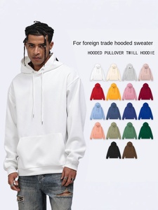 Sudadera con <span class=keywords><strong>capucha</strong></span> <span class=keywords><strong>de</strong></span> manga larga para hombre y mujer con logotipo personalizado, suéter <span class=keywords><strong>de</strong></span> algodón <span class=keywords><strong>de</strong></span> gran tamaño con <span class=keywords><strong>capucha</strong></span> <span class=keywords><strong>de</strong></span> Color sólido, camisa holgada <span class=keywords><strong>de</strong></span> Otoño <span class=keywords><strong>de</strong></span> talla grande - Product Image 4