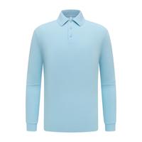 Chemise de golf unisexe à manches longues en polyester et coton, de haute qualité, pour uniforme professionnel, vente en gros du fabricant