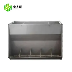 Stainless Steel Pig Feeder Automatic Feeder For Pigs Piggery Farming Animal Feeding Trough