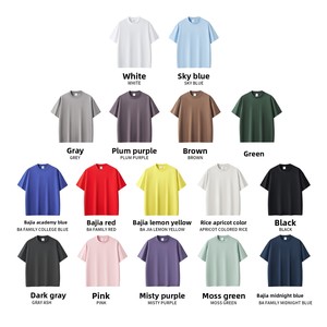 เสื้อยืดแขนสั้นผู้ชายสไตล์วินเทจแบบเรียบ ปรับแต่งได้ เนื้อผ้าเย็นสบาย น้ำหนัก 240 กรัม แห้งเร็ว ป้องกันแสงแดด 50+ UPF ทรงหลวม - Product Image 2