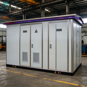 Subestación Exterior Impermeable, Subestación Prefabricada Totalmente Cerrada de Alta Tensión para Suministro de Energía en Obras de Construcción - Product Image 4