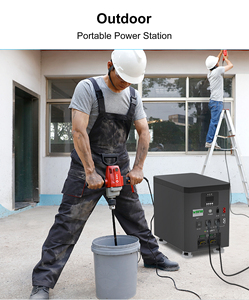 สถานีไฟฟ้าพกพา Powergo 6200W LiFePO4 พร้อมแบตเตอรี่ในตัว คอนโทรลเลอร์ MPPT อินเวอร์เตอร์ Pure Sine Wave ไฟฉาย แผงโซลาร์เซลล์สำหรับตั้งแคมป์ - Product Image 6