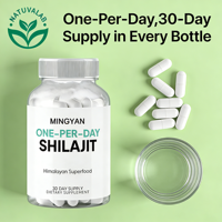 Capsules de Shilajit Pur pour l'Énergie et la Vitalité – Complément Minéral Naturel à l'Acide Fulvique – Soutien à la Santé Masculine et au Bien-être