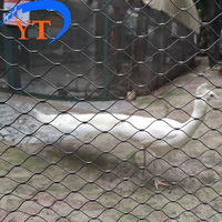 Filet de protection en câble métallique flexible en acier inoxydable 304 316, résistant à la corrosion et antirouille, pour zoo et volière