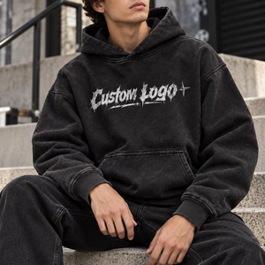 Sudadera con Personalización de Logotipo, Impresión Reflectante en el Pecho y la Manga, Estilo Urbano, Corte Holgado, Prendas para Uso Diario, Fábrica de Ropa Integral - Product Image 2