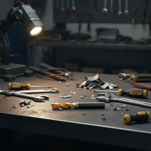 Foret hélicoïdal HSS-Co 2,2 mm, revêtement TiN, auto-centrant pour le perçage du métal - Product Image 3