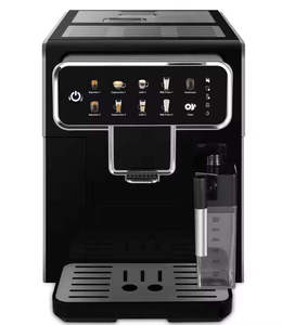 Machine à café expresso, cappuccino et latte entièrement automatique en acier inoxydable, intelligente, avec contrôle de température réglable, pour hôtel et usage domestique - Product Image 1
