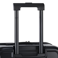 Valise trolley rigide en PC durable avec serrure approuvée TSA, roues silencieuses pivotantes, coins renforcés - Bagage de voyage