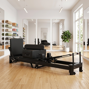 Máquina <span class=keywords><strong>Reformer</strong></span> de <span class=keywords><strong>Pilates</strong></span> Plegable de Aleación de Aluminio para Fitness Profesional y Equilibrio Corporal, <span class=keywords><strong>Precio</strong></span> para Estudio de Yoga - Product Image 1