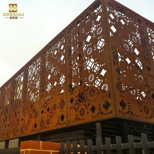 Paneles de <span class=keywords><strong>Fachada</strong></span> Ventilados de Aluminio para Arte Mural <span class=keywords><strong>Exterior</strong></span> de Edificios con Corte Láser, Venta al por Mayor en China - Product Image 1