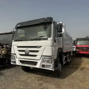 Sinotruk CNHTC Caminhão usado Nes Howo Caminhão basculante com tração direita 6x4 10 rodas Caminhão basculante de 40 toneladas