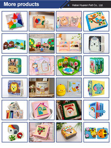 Livre en feutre adorable au design mignon, jouet éducatif pour enfants, livre d'apprentissage précoce - Product Image 3