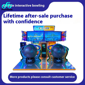 Machine <span class=keywords><strong>de</strong></span> <span class=keywords><strong>jeu</strong></span> d'arcade interactive géante et immersive, type bowling, à monnayeur, avec éclairage néon complet, pour la compétition sportive, équipement <span class=keywords><strong>de</strong></span> divertissement - Product Image 5