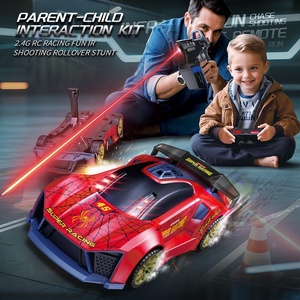 Coche de Carreras RC 2.4G 3 en 1 con Disparo Láser, Seguimiento Infrarrojo, Juguete de Batalla, Coche de Control Remoto Interactivo para Padres e Hijos, para Niños - Product Image 5