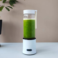 Mini presse-agrumes portable en gros avec alimentation USB Mélangeur presse-agrumes à jus de fruits frais alimenté par batterie rechargeable