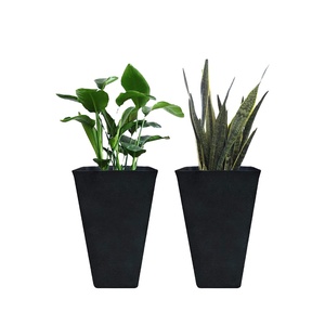 Vaso Fioriera Quadrato Alto in Metallo <span class=keywords><strong>da</strong></span> 14,3 Galloni per <span class=keywords><strong>Giardino</strong></span> e Arredamento Casa - Product Image 6