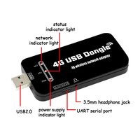 Adaptador de Red Inalámbrico 4G LTE USB Dongle CAT1 A7670E, Compatible con VOLTE, TEL, SMS, IOT, Comandos de Voz, con Tarjeta SIM