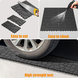 Dalles de sol de garage <span class=keywords><strong>en</strong></span> PP antidérapantes, emboîtables, amovibles, <span class=keywords><strong>en</strong></span> plastique, <span class=keywords><strong>pour</strong></span> usage extérieur, lavage de voitures, atelier, terrasse - Product Image 2