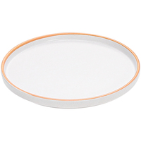 Vente en gros d'assiettes en mélamine de haute qualité personnalisées ensembles de vaisselle en mélamine assiettes en mélamine blanche