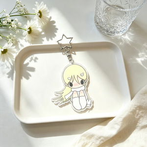 Llavero de plástico con diseño de anime, colgante de dibujos animados, ligero, a la moda, para regalo promocional, venta al por mayor - Product Image 3