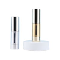Bouteille de voyage portable de 15 ml, 30 ml, 50 ml, flacon pompe pour lotion, peut être utilisée pour les cosmétiques, le corps du flacon en AS