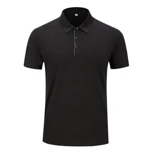 Top Quality Cotton Custom Embroidery Logo Men's Polo Shirts Casual Brand Sportswear Polos Home Fashion Male Tops