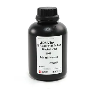 Tinta curável UV flexível para impressão digital RMS-17 1000 ml, cabeça de impressão para Epson xp600 tx800 3200/Ricoh G5 G6/Konica 1024