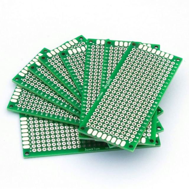 Double Side Prototype PCB diy Universal Printed Circuit Board 3x7cm 3*7cm