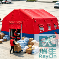 inflable impermeable de despliegue rápido para emergencias y rescate destinada a albergues de emergencia y hospitales de campaña