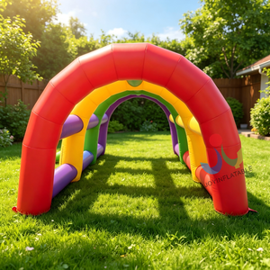 Arco Inflable de PVC de Grado Comercial con Tubos de Conexión para Alquiler en Carnavales Escolares de Verano - Product Image 4