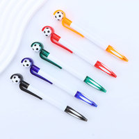 Factory Wholesale Football Ballpoint <strong>Pen</strong> Click Type Custom Logo <strong>Pen</strong> for Sports Club Promotional Gifts