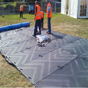 Tapis <span class=keywords><strong>de</strong></span> sol intérieur PEHD pavés PE/UHMWPE Tapis d'accès extérieur/Construction temporaire <span class=keywords><strong>Protection</strong></span> du sol Tapis <span class=keywords><strong>de</strong></span> route en plastique - Product Image 1