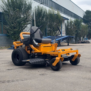 <span class=keywords><strong>Tondeuse</strong></span> autoportée à direction zéro avec siège confortable, pneus durables antidérapants et direction flexible pour les angles - Product Image 2