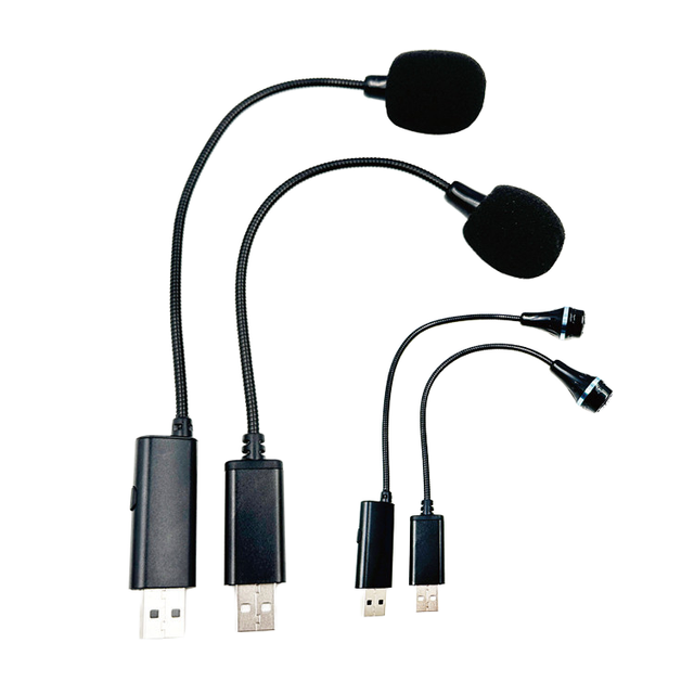 USB Plug Hose Microphone for Live Streaming Meetings Audio and Video Cables Product