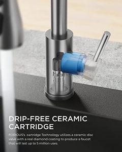 <strong>Single</strong> <strong>Handle</strong> High Arc Brushed Nickel <strong>Kitchen</strong> <strong>Faucet</strong> Stainless Steel Sink <strong>Faucets</strong> Pull <strong>Sprayer</strong> 1-3 Hole <strong>Kitchen</strong> <strong>Faucets</strong> - Product Image 5