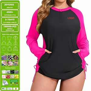 เสื้อคลุมกันแดดแขนยาวแบบสั่งทำพิเศษ UPF <span class=keywords><strong>50</strong></span>+ พร้อมช่องใส่ซิปที่นิ้วโป้ง แห้งเร็ว สำหรับผู้หญิงไซส์พลัส - Product Image 1