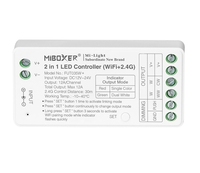 Contrôleur LED Miboxer Mi-Light FUT035W + WiFi 2-en-1 2.4G 1 canal monochrome et 2 canaux double blanc