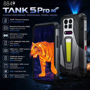 Teléfono 8849 Tank 5 Pro Resistente a Impactos, IP68, GSM, Android 16, Pantalla AMOLED, Proyector, 5G, 17600mAh, Telémetro, Visión Nocturna - Product Image 5