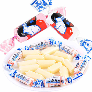 Vente directe d'usine en gros OEM <span class=keywords><strong>Bonbon</strong></span> lapin blanc haute qualité crème toffee <span class=keywords><strong>Bonbon</strong></span> à mâcher <span class=keywords><strong>au</strong></span> <span class=keywords><strong>lait</strong></span> - Product Image 1