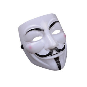 V per <span class=keywords><strong>Vendetta</strong></span> ha ispirato la maschera di Fawkes bianco per feste in Costume e forniture per le vacanze Cosplay - Product Image 1