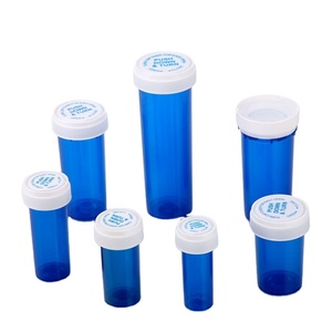 FRASCO CON TAPA RESISTENTE A NIÑOS DE 5DR 6DR 8DR 10DR 16DR 20DR PARA PASTILLAS - Product Image 1