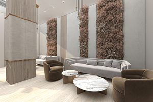 Retron, escaparate de joyería de madera resistente, respetuoso con el medio ambiente, de alta calidad, personalizado, gabinete de pared con iluminación LED para joyería - Product Image 2