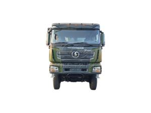 Custom green Shacman 6×6 off-road <b>vacuum</b> sewage truck for export,equipped with dual oil <b>pumps</b>,applicable for winter construction - Product Image 1