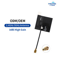 Antenne WiFi interne double bande 2.4G 5.8G FPC 3dBi, antenne PCB flexible avec adhésif 3M MHF1 pour maison intelligente, caméra IoT, routeur
